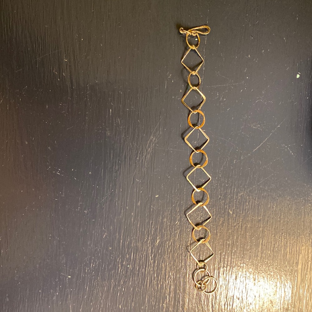 Jenny K gold and silver bracelet